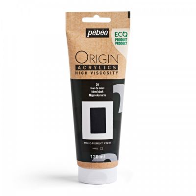 Origin Acrylics, 120 ml, mars black