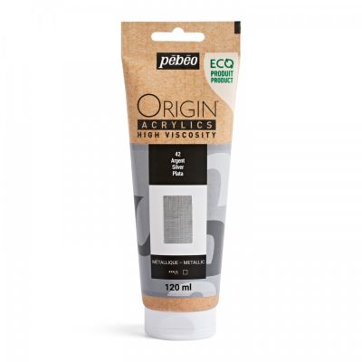 Origin Acrylics, 120 ml, silver
