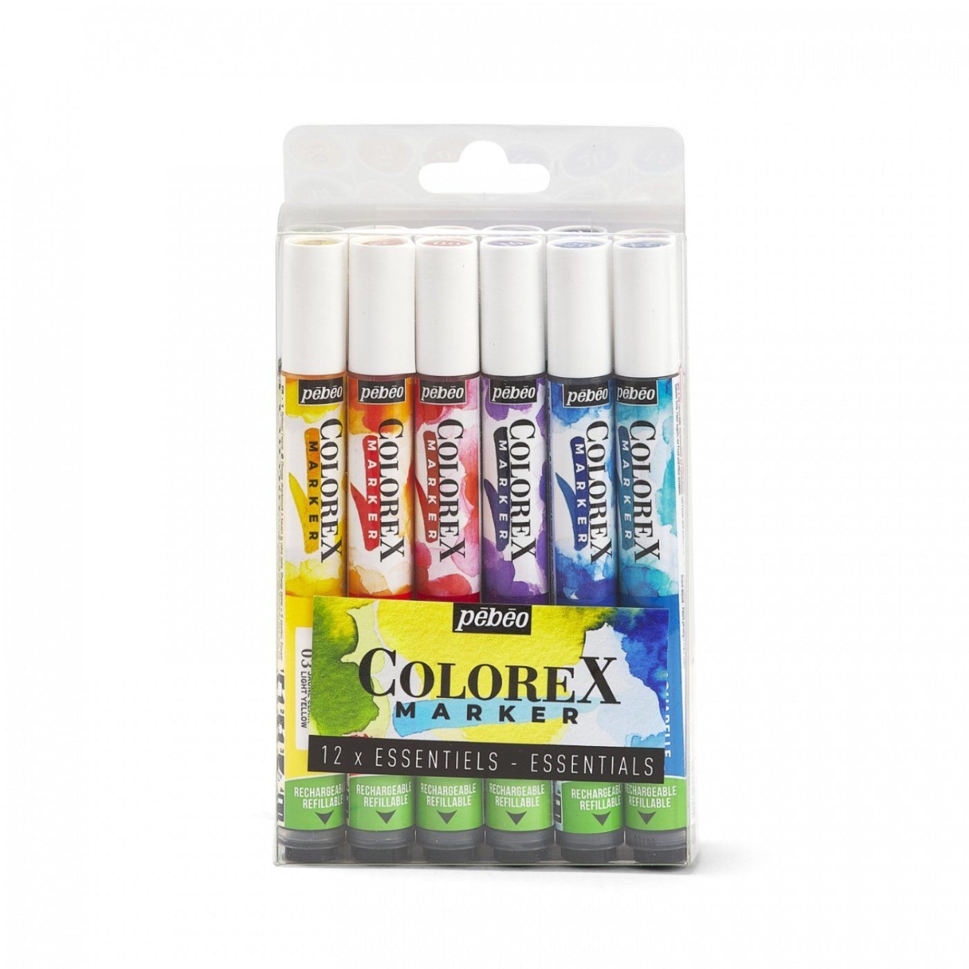 Colorex marker, set 12 farieb