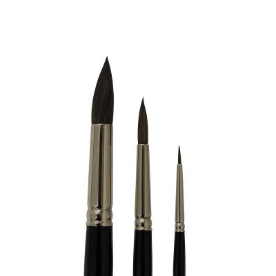 Štetec Kolibri, veverička, okrúhly  n° 3
