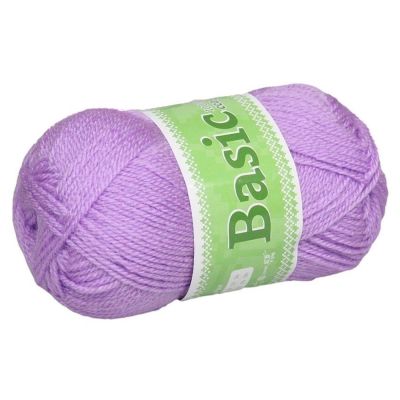 Basic, akrylová priadza, 50 g, cca 150 m, 956 lila