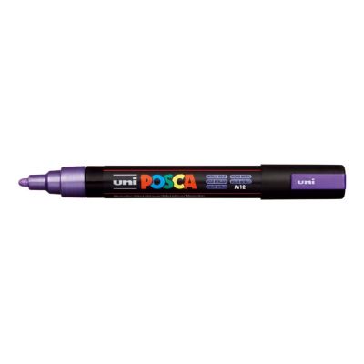 Uni Posca fixka PC-5M, 2,5 mm, metalická fialová