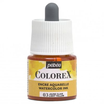Akvarelový atrament COLOREX, light yellow 45 ml