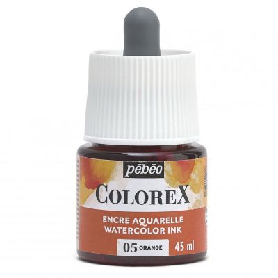 Akvarelový atrament COLOREX, orange 45 ml