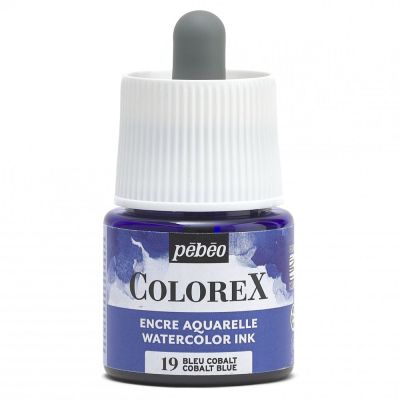 Akvarelový atrament COLOREX, cobalt blue 45 ml