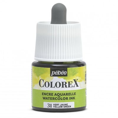 Akvarelový atrament COLOREX, yellow green 45 ml