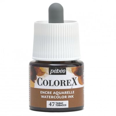 Akvarelový atrament COLOREX, tobacco 45 ml