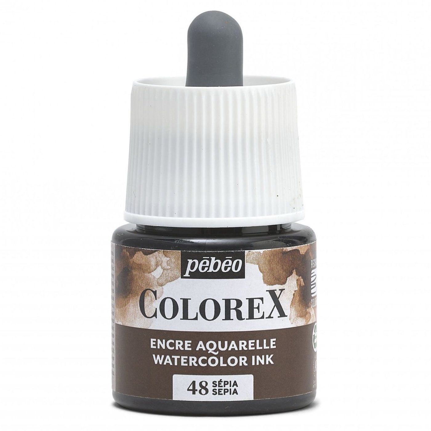 Akvarelový atrament COLOREX, sepia 45 ml