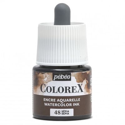 Akvarelový atrament COLOREX, sepia 45 ml