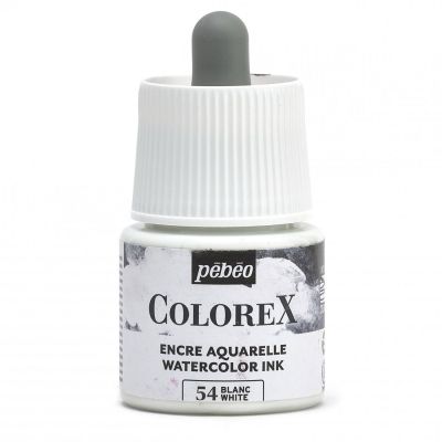 Akvarelový atrament COLOREX, white 45 ml