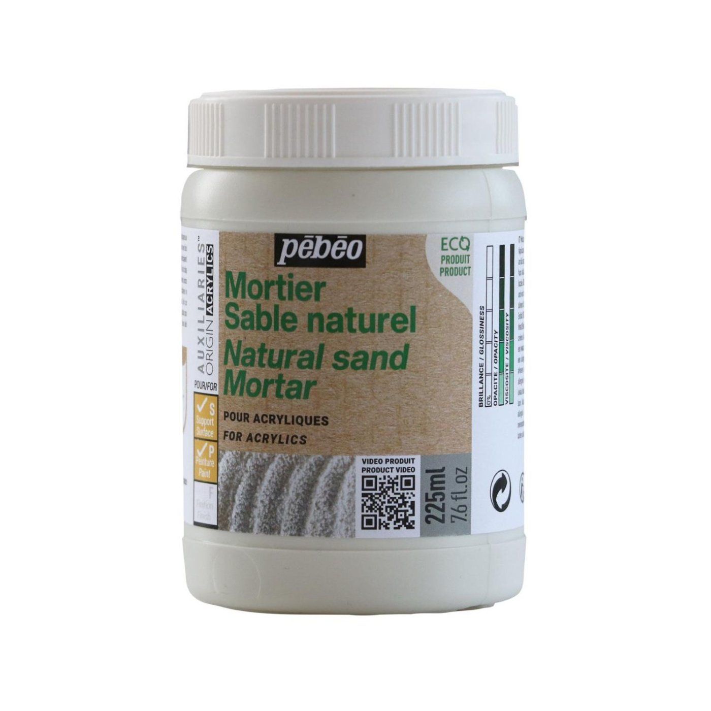 Prírodná piesková malta studio ECO, 225 ml