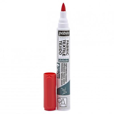 Fixka na svetlý textil 7A Red, 1 mm brush