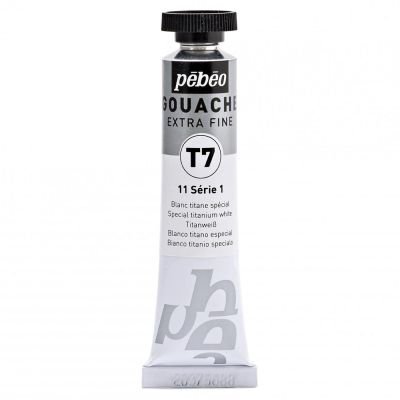 Gvaš T7 extra fine 20 ml, special titanium white
