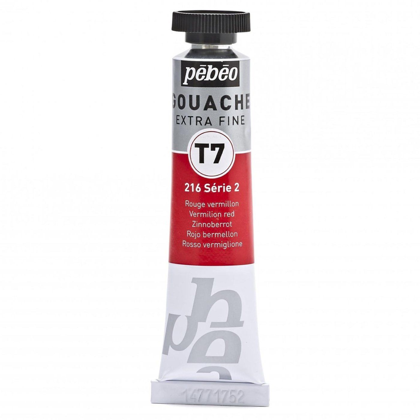 Gvaš T7 extra fine 20 ml, vermilion red