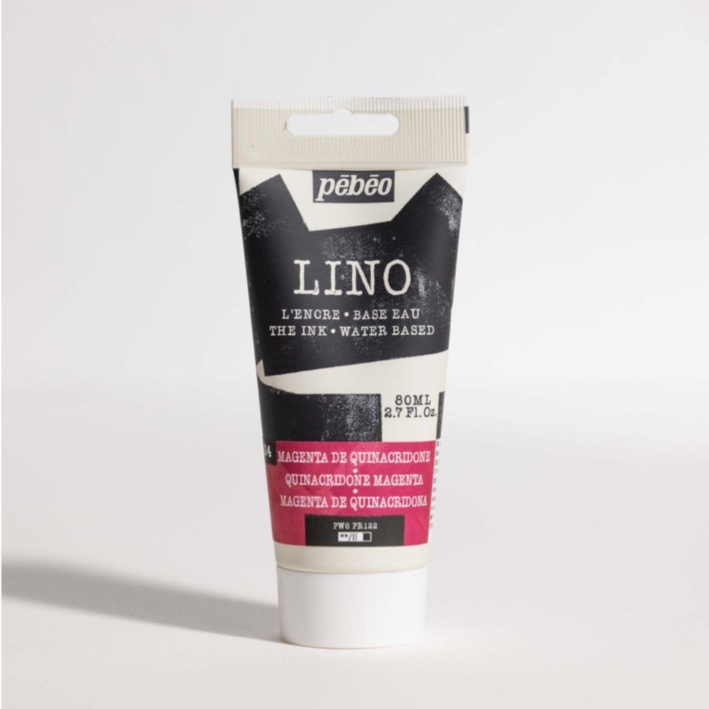 Farba na linoryt PEBEO LINOCUT - quinacridone magenta, 80 ml