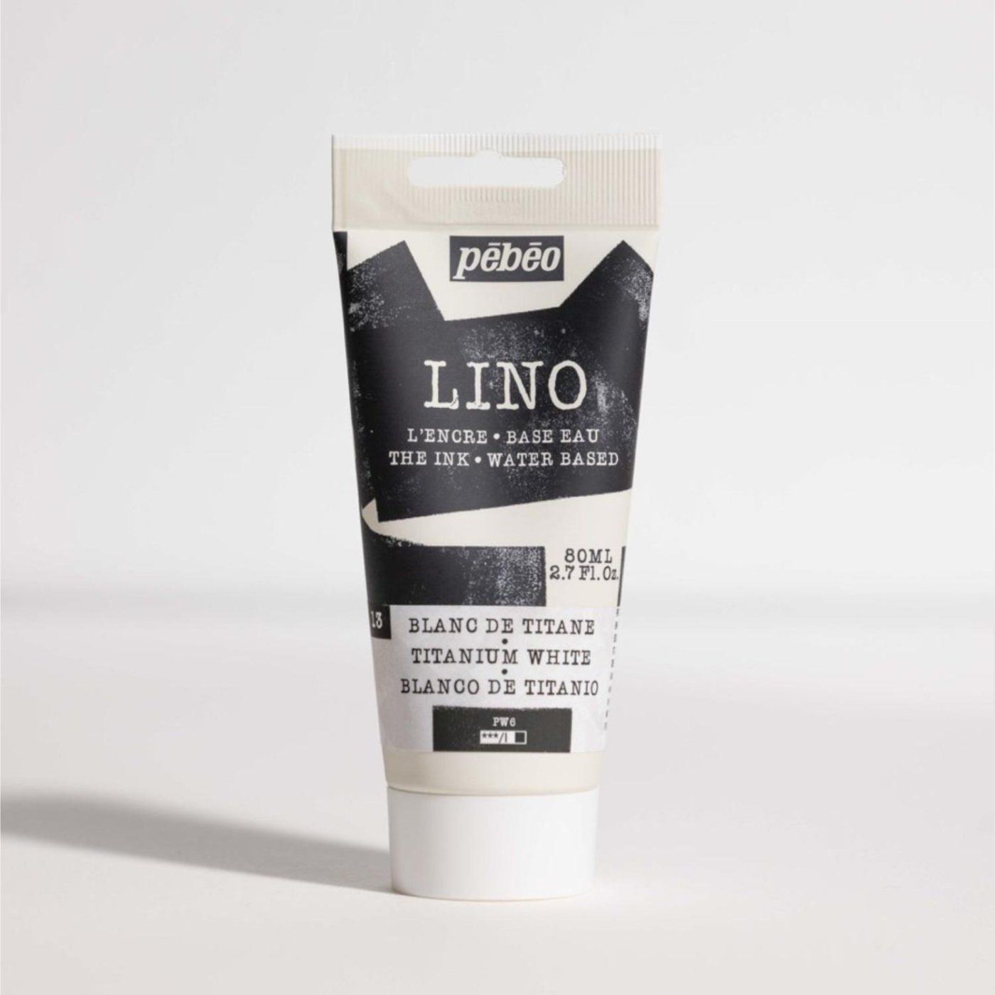 Farba na linoryt PEBEO LINOCUT - titanium white, 80 ml