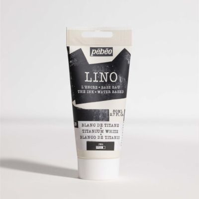 Farba na linoryt PEBEO LINOCUT - titanium white, 80 ml
