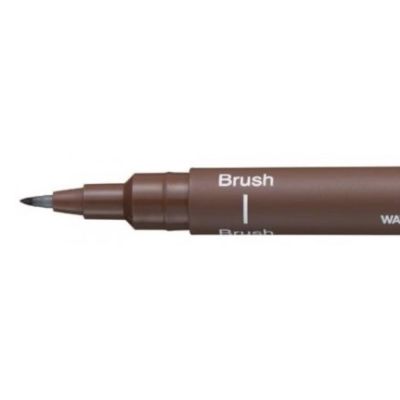 UNI PIN brush, štetcový hrot, sépiový