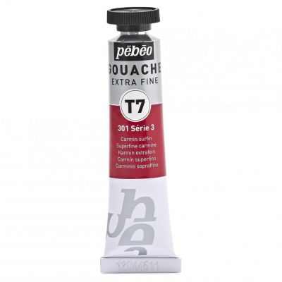 Gvaš T7 extra fine 20 ml, superfine carmine