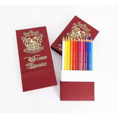 KOH-I-NOOR, sada ceruziek POLYCOLOR v retro obale, 24 ks