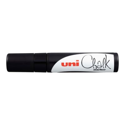 Kriedová fixka, UNI Chalk 17K, 15 mm, čierna
