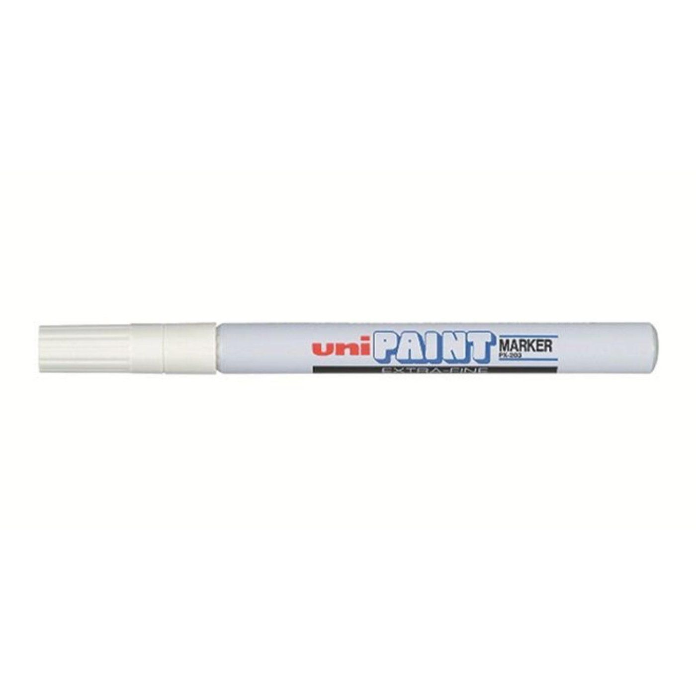 UNI PX-203 laková fixka, 0,5 mm biela