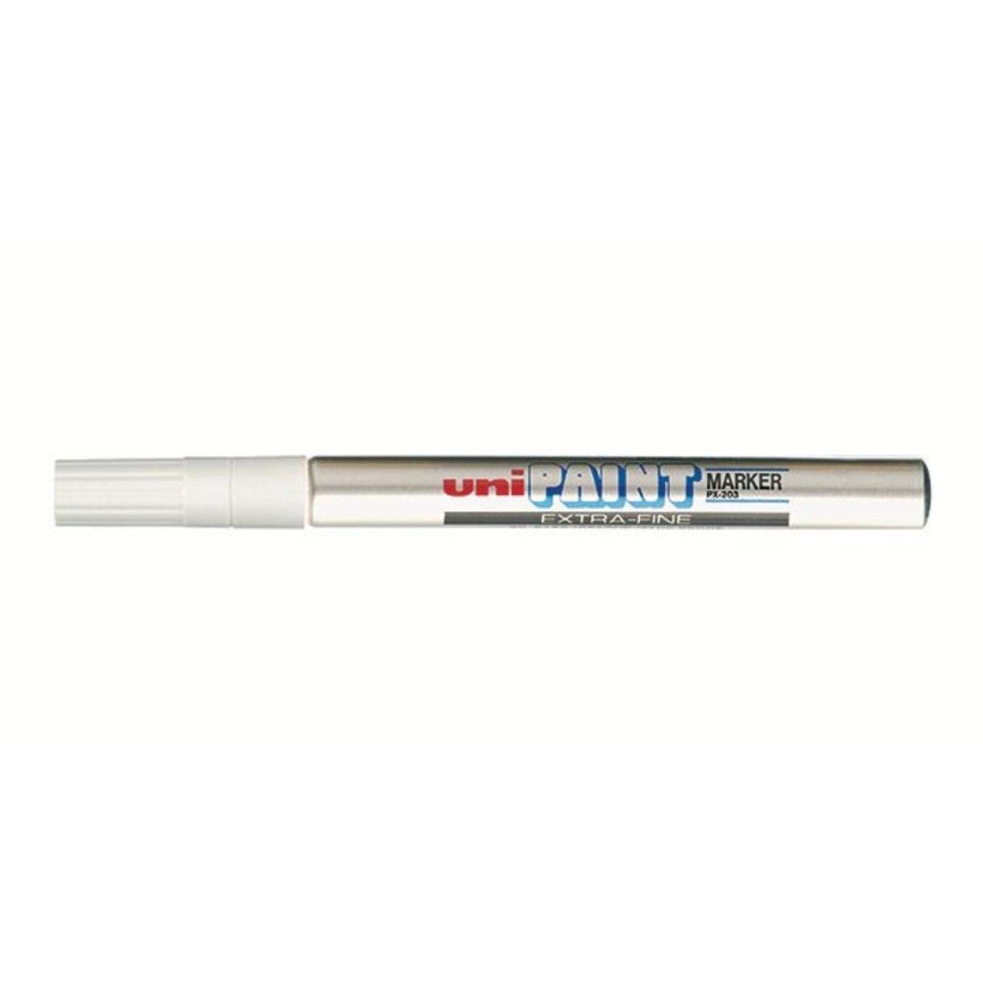 UNI PX-203 laková fixka, 0,5 mm strieborná