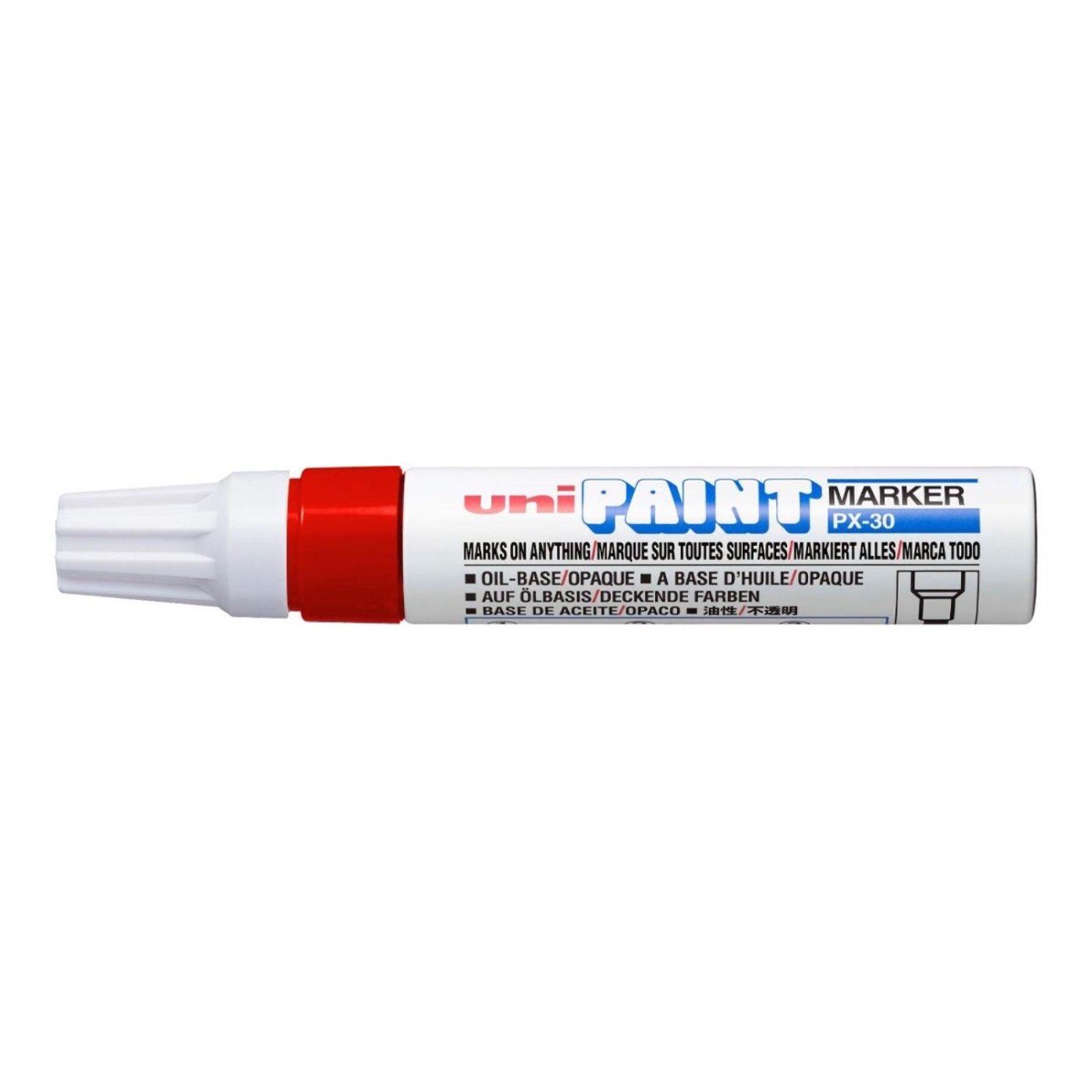 UNI PX-30 laková fixka, 4,0 - 8,5 mm červená