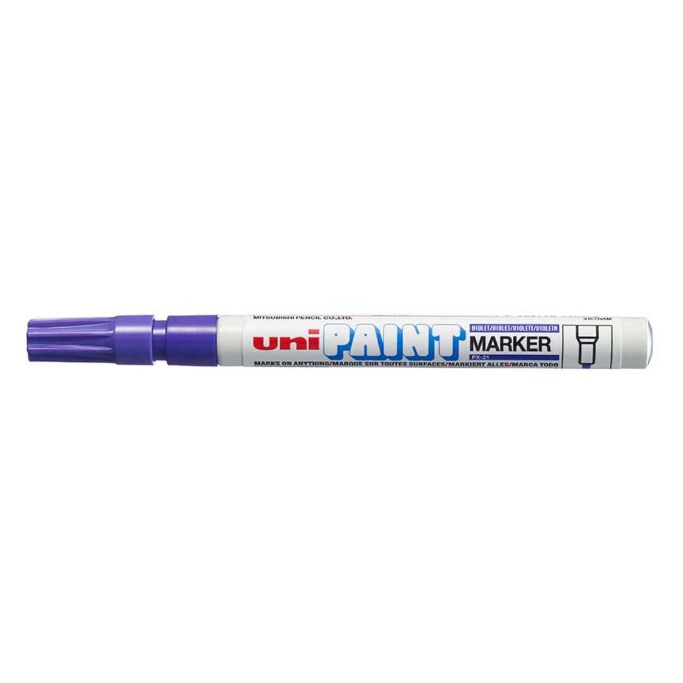 UNI PX-21 laková fixka, 0,8 - 1,2 mm fialová