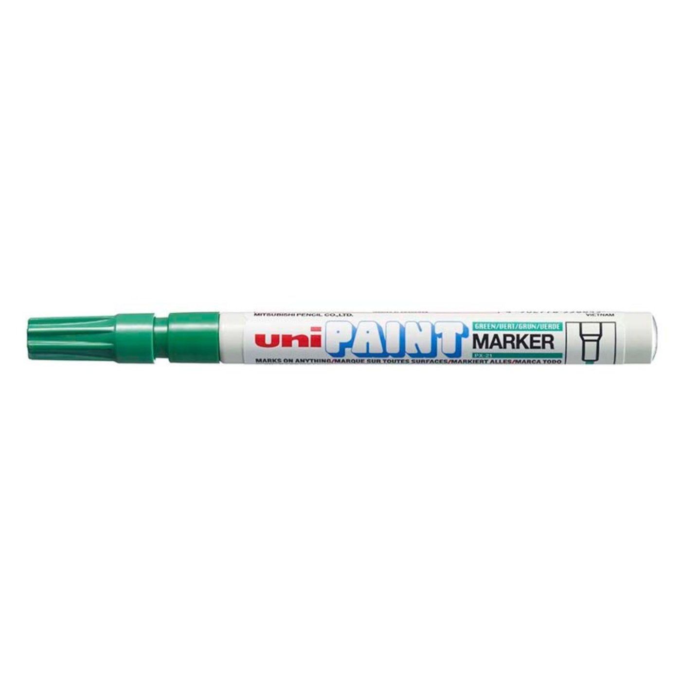 UNI PX-21 laková fixka, 0,8 - 1,2 mm zelená