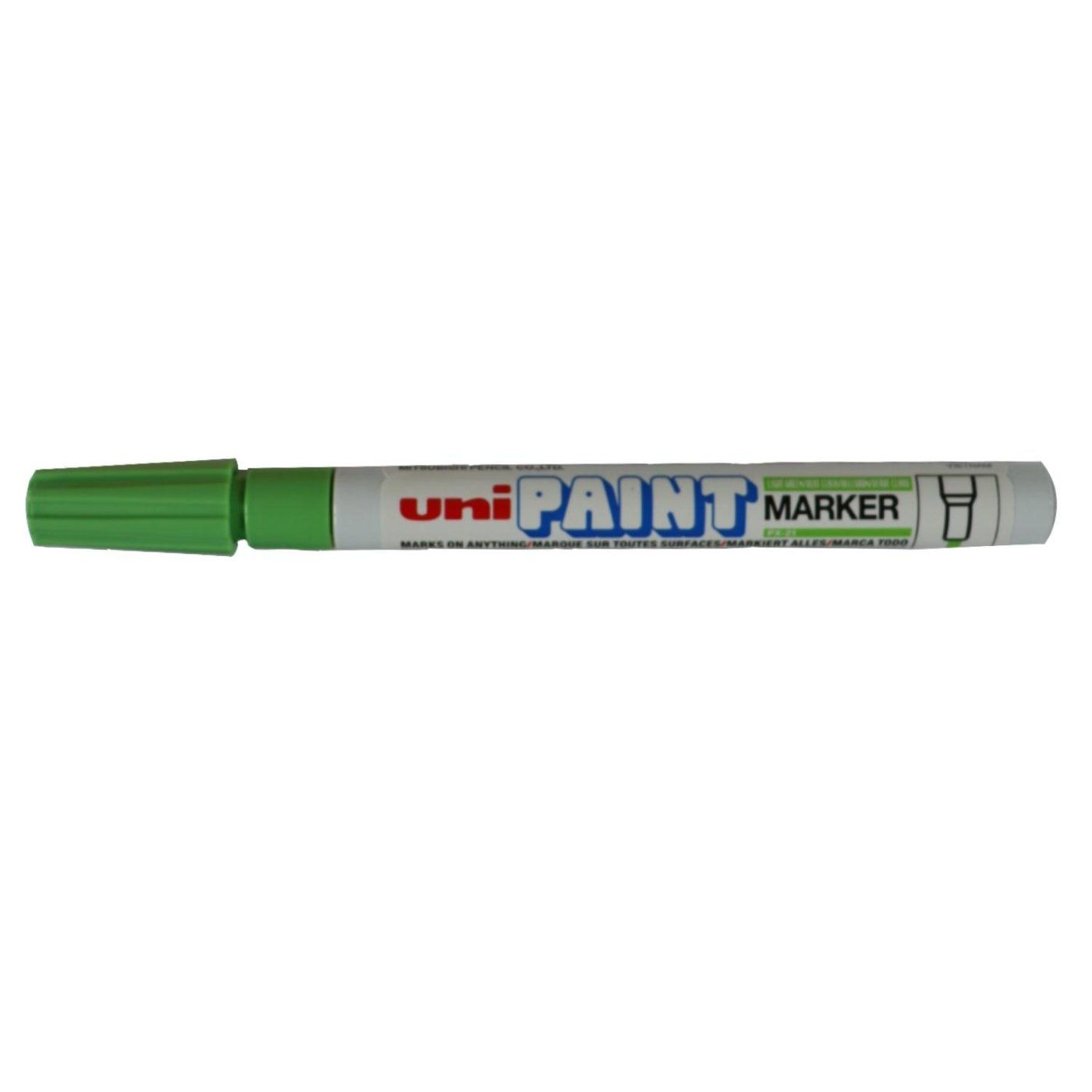 UNI PX-21 laková fixka, 0,8 - 1,2 mm svetlozelená