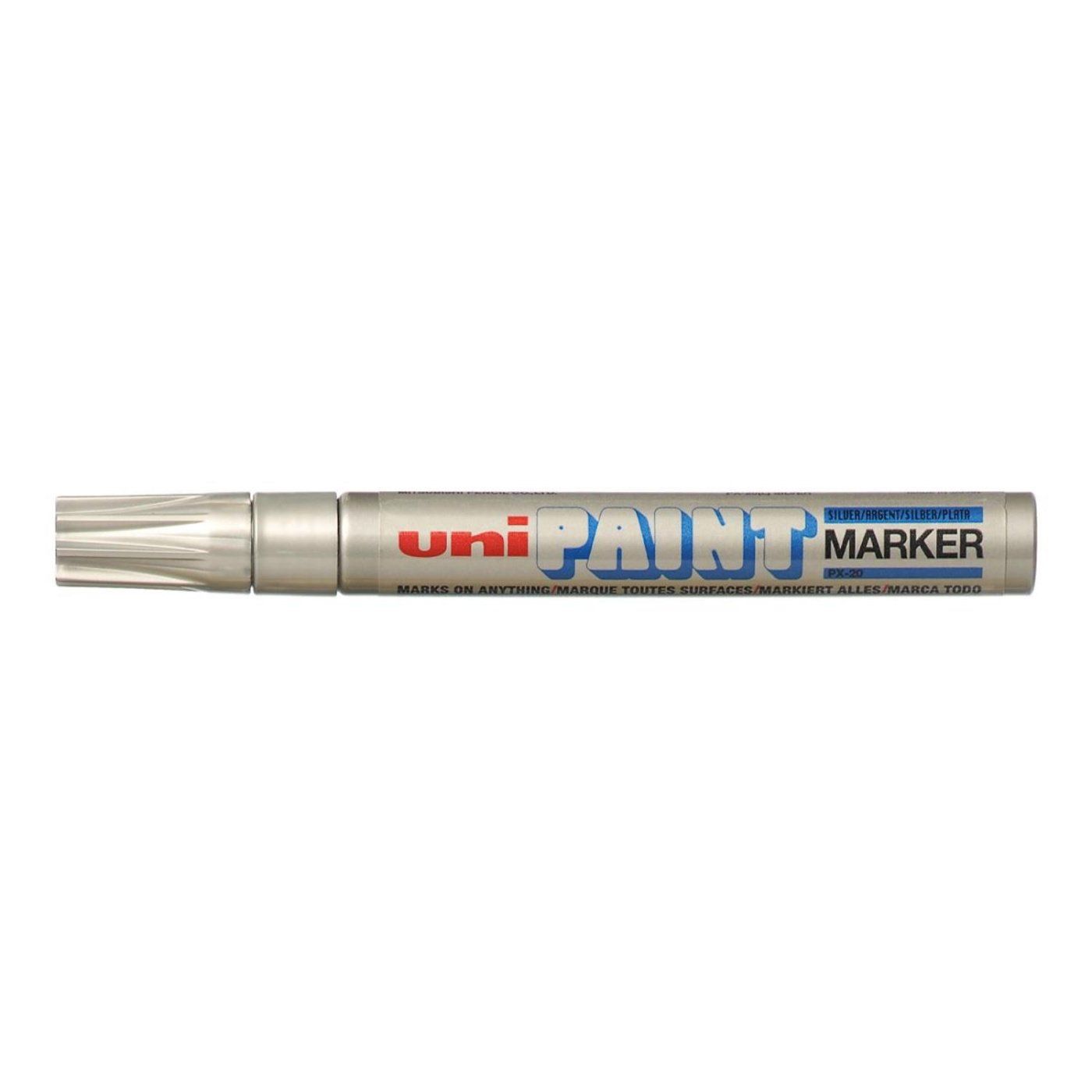UNI PX-20 laková fixka, 2,2 - 2,8 mm strieborná