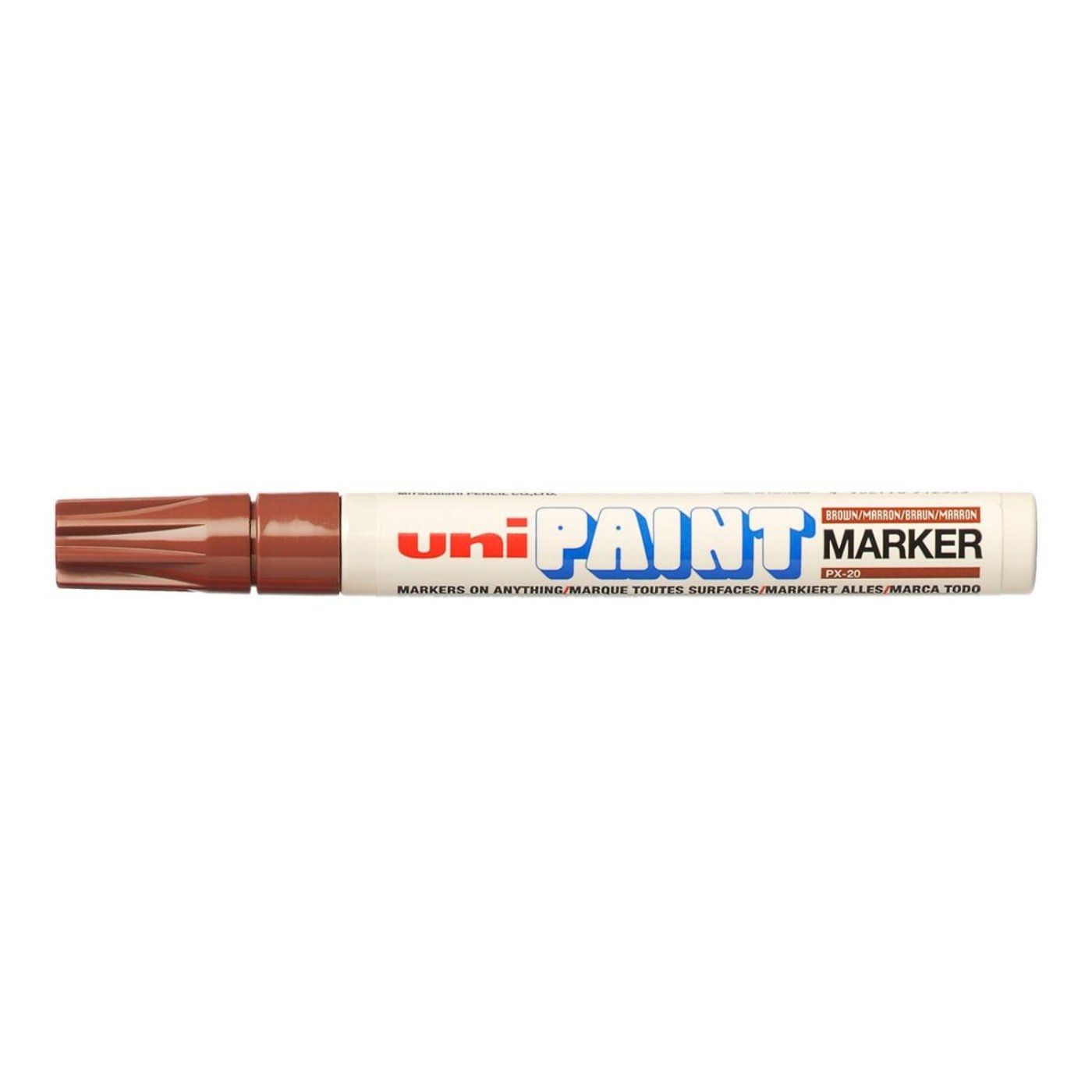 UNI PX-20 laková fixka, 2,2 - 2,8 mm hnedá