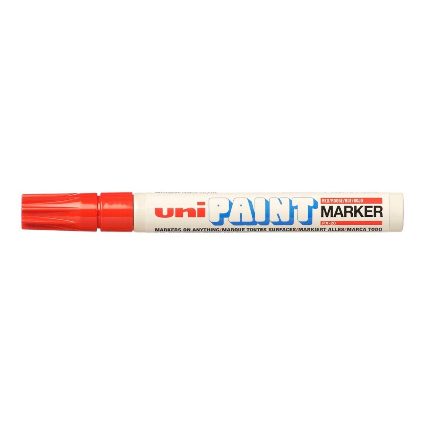UNI PX-20 laková fixka, 2,2 - 2,8 mm červená