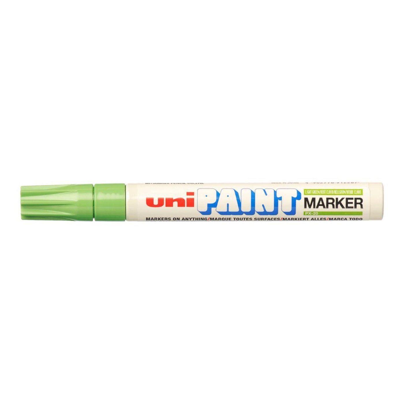 UNI PX-20 laková fixka, 2,2 - 2,8 mm svetlozelená