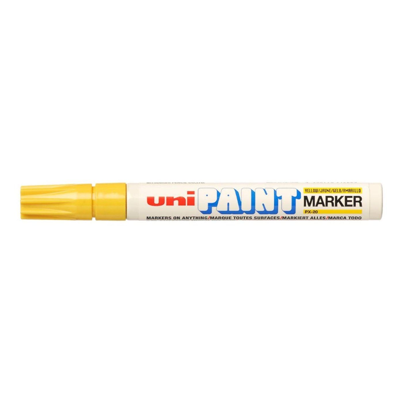 UNI PX-20 laková fixka, 2,2 - 2,8 mm žltá