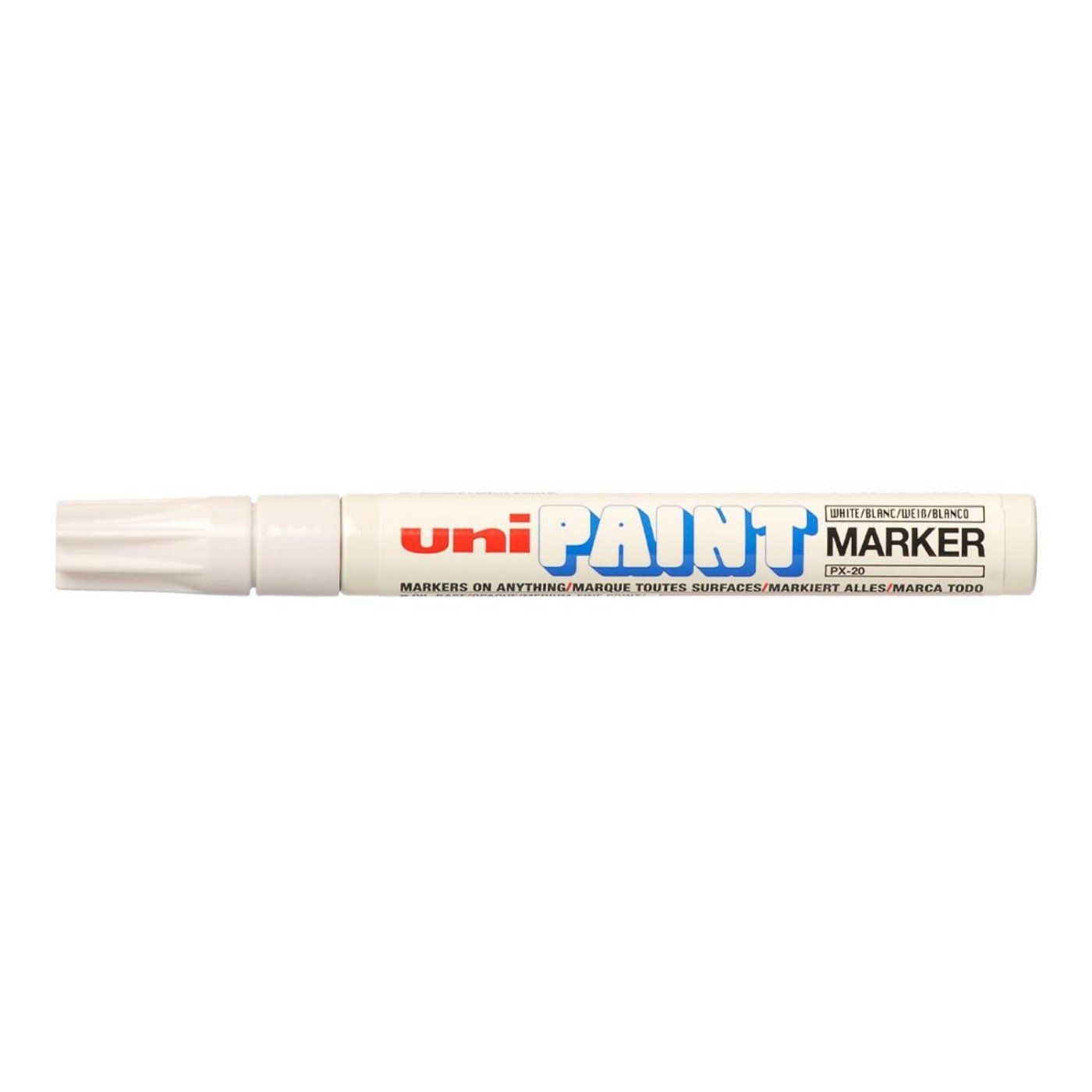UNI PX-20 laková fixka, 2,2 - 2,8 mm biela