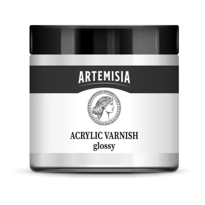 Lesklý lak na akrylové farby Artemisia, 500 ml