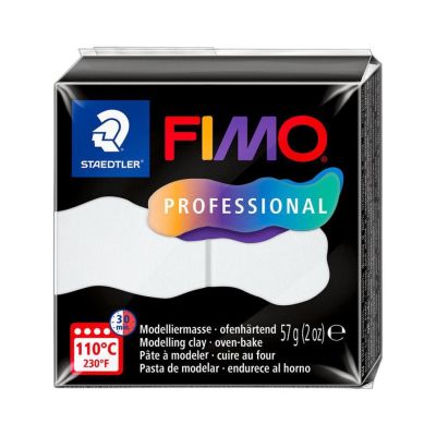 FIMO Professional 57 g, 0 biela