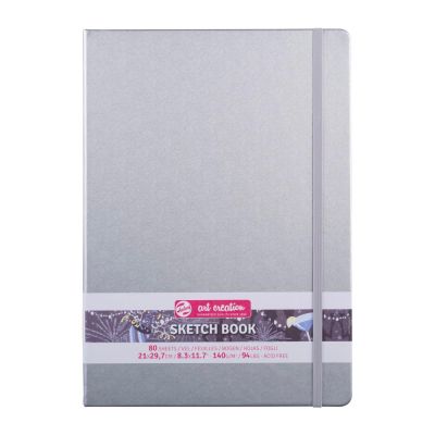 Art book, Art Creation, blok na skicovanie, 21 x 30 cm, shiny silver