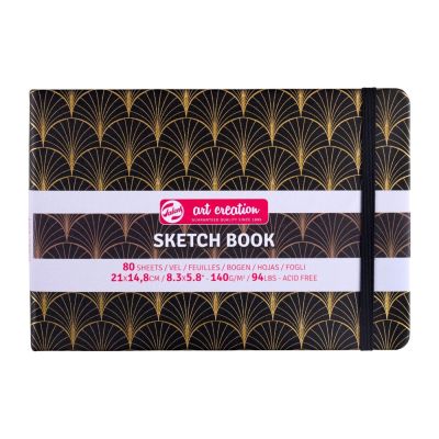 Art Book, Art Creation, blok na skicovanie, 15 x 21 cm, art deco