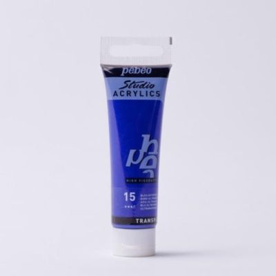 Studio Acrylics 30 ml, 15 Dark Ultramarine Blue