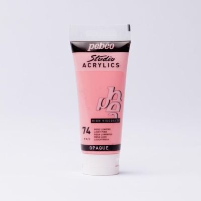 Studio Acrylics 100 ml, 74 Light Pink