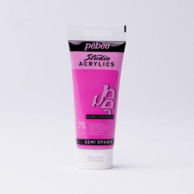 Studio Acrylics 100 ml, 75 Fuchsia Purple